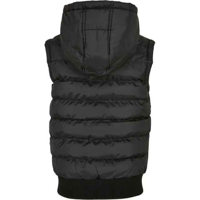 Urban Classics Gewatteerd capuchonvest voor jongens UTTN655_black large