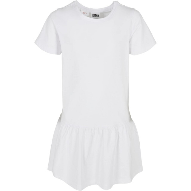 Urban Classics Meisjes valance t-shirt jurk UTTN642_white large