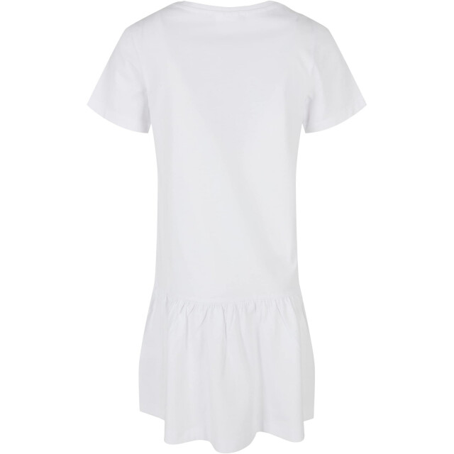 Urban Classics Meisjes valance t-shirt jurk UTTN642_white large