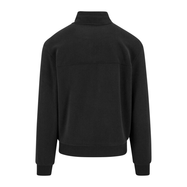 Urban Classics Heren polar fleece jas met kleurblok UTTN657_black large