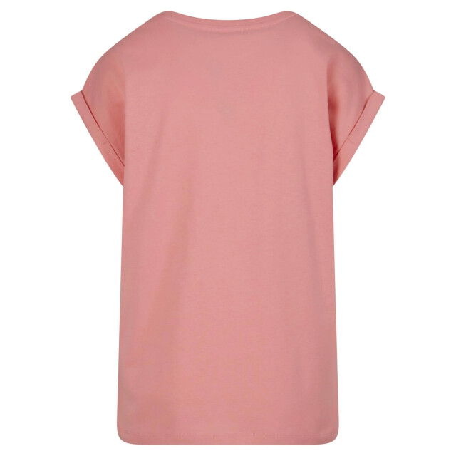 Urban Classics Dames verlengd schouder t-shirt (set van 2) UTTN736_pinklemonadewhite large