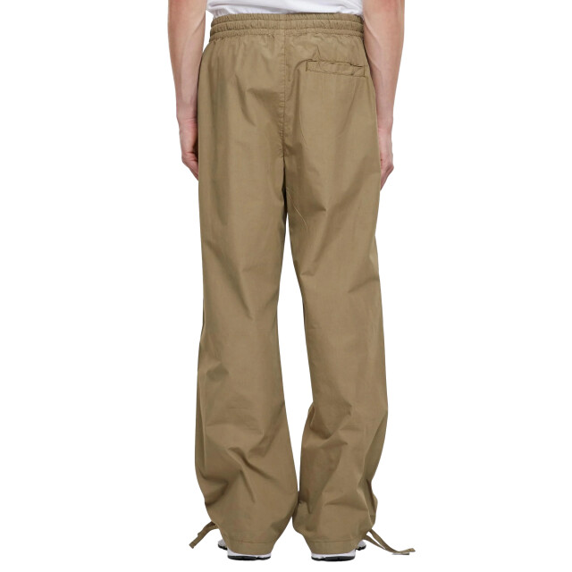 Urban Classics Heren popeline wijde broek UTTN641_khaki large