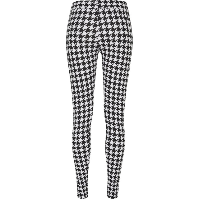 Urban Classics Dames legging zacht houndstooth UTTN653_black large
