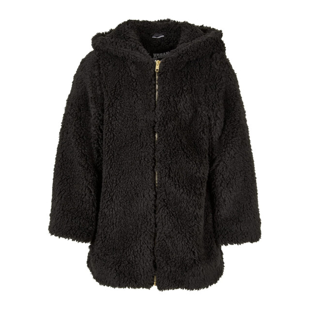 Urban Classics Sherpa jas voor meisjes UTTN362_black large