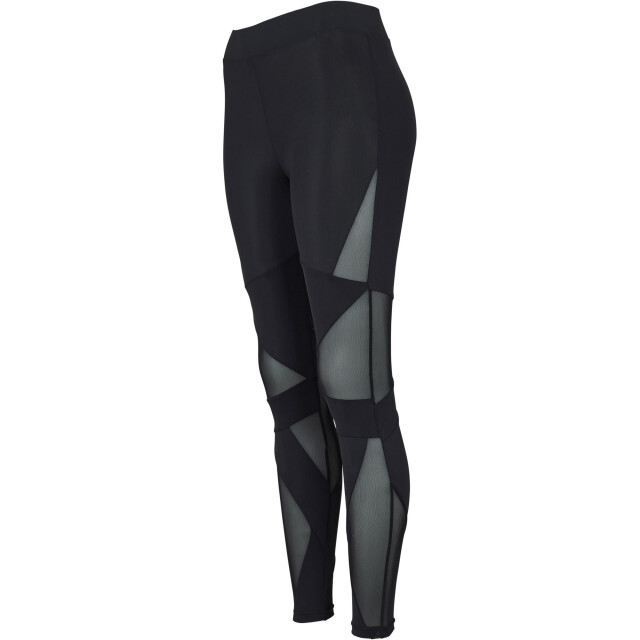 Urban Classics Dames tech mesh triangle leggings UTTN620_black large