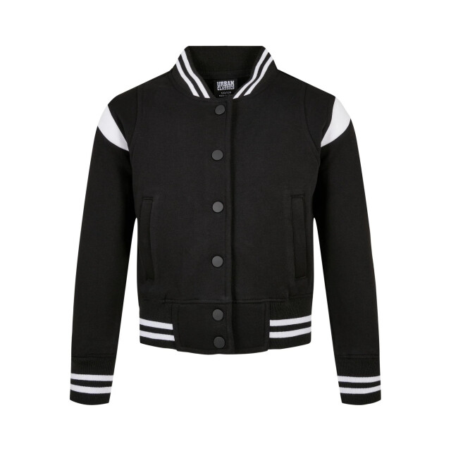 Urban Classics Sweatjack voor meisjes UTTN631_blackwhite large