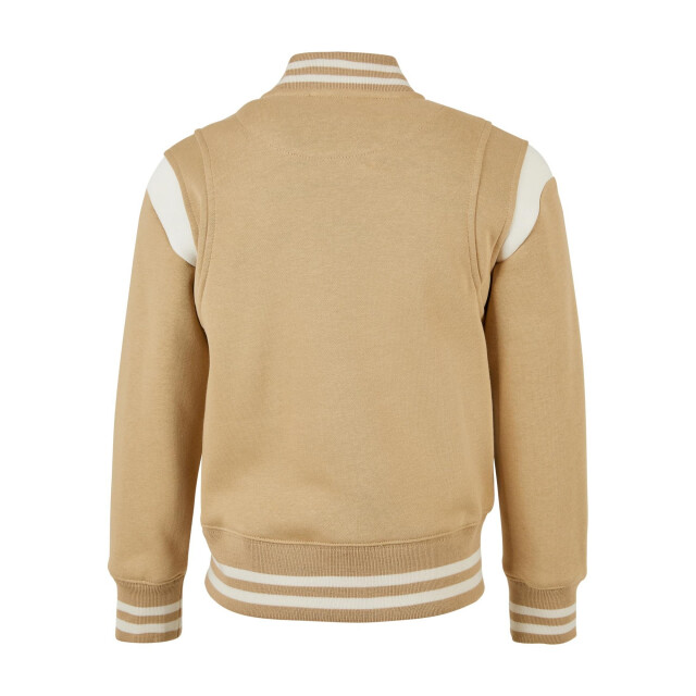 Urban Classics Sweatjack voor meisjes UTTN631_unionbeigewhitesand large