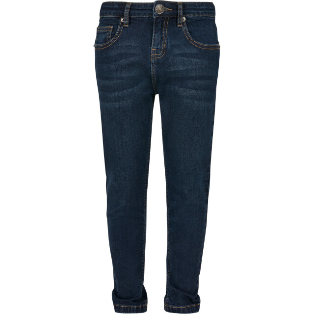 Urban Classics Jongens denim stretch jeans UTTN600_darkblue large