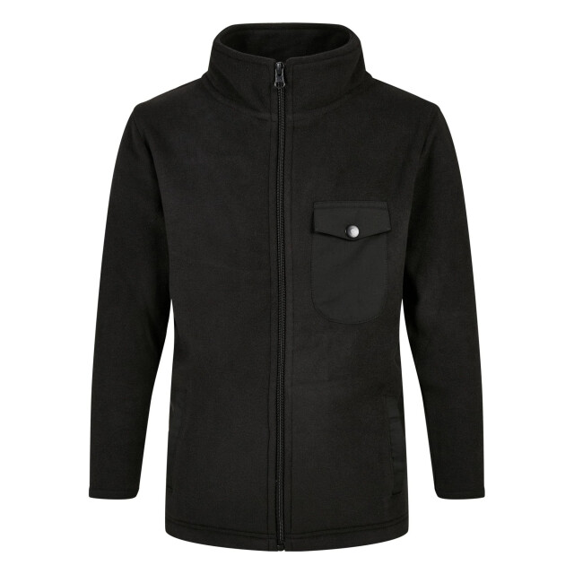 Urban Classics Jongens polar fleece track jacket UTTN633_black large