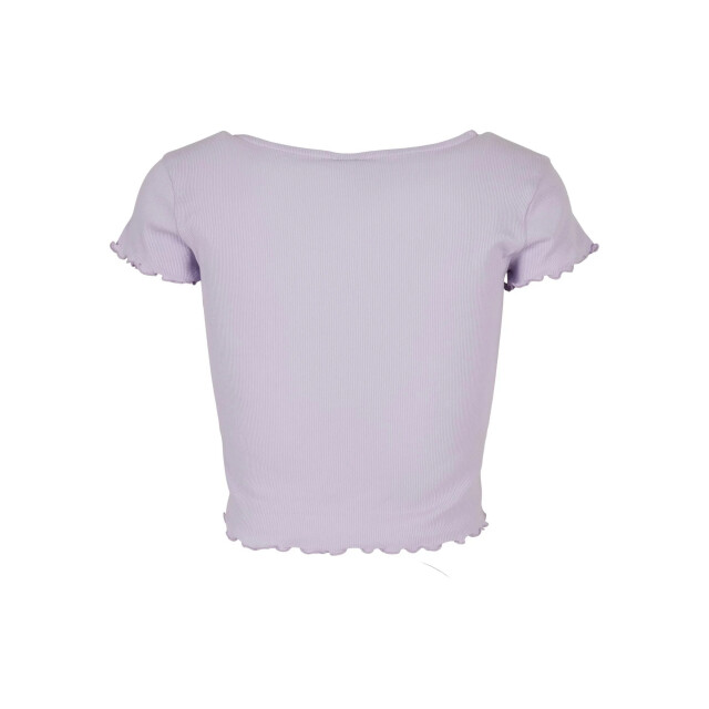 Urban Classics Dames ribbed button-down crop top UTTN596_lilac large