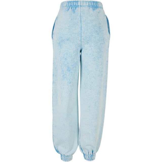 Urban Classics Dames badstof gewassen sweatbroek UTTN598_balticblue large