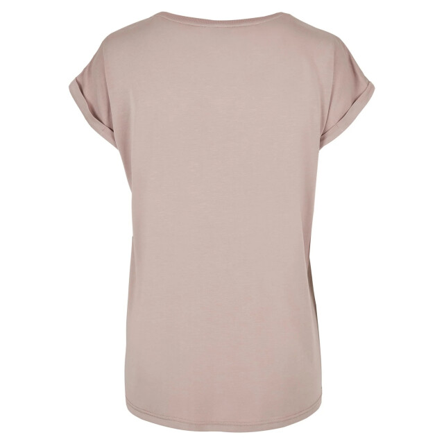 Urban Classics Dames modal verlengd schouder t-shirt UTTN594_duskrose large