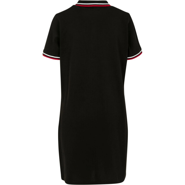 Urban Classics Dames poloshirt jurk UTTN606_black large