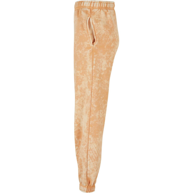 Urban Classics Dames badstof gewassen sweatbroek UTTN598_paleorange large