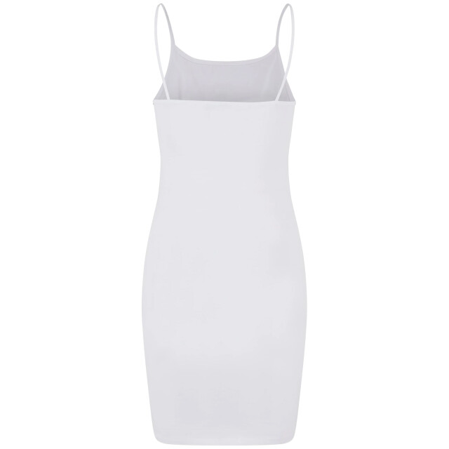 Urban Classics Dames jersey stretch slim dress UTTN346_white large