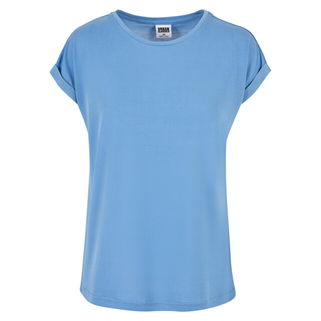 Urban Classics Dames modal verlengd schouder t-shirt UTTN594_horizonblue large