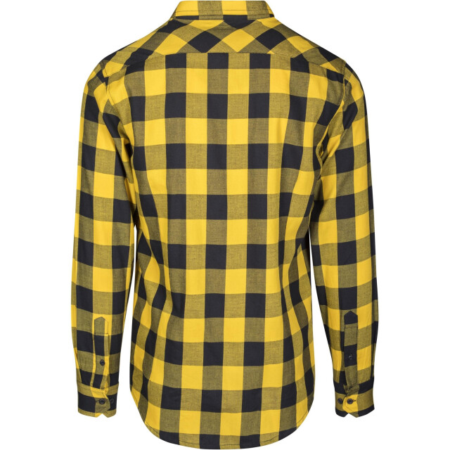 Urban Classics Heren geruit flannel shirt UTTN342_blackhoney large