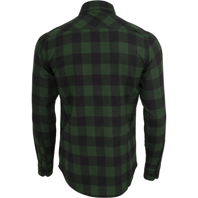 Urban Classics Heren geruit flannel shirt UTTN342_blackforest large