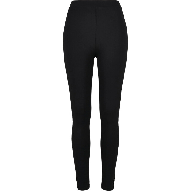 Urban Classics Dames legging met kanten vlokjesprint UTTN584_black large