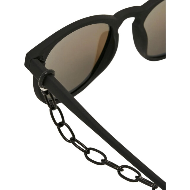Urban Classics Arthur zonnebril voor volwassenen met ketting UTTN336_blackblue large