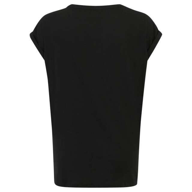 Urban Classics Dames verlengd schouder t-shirt UTTN574_black large