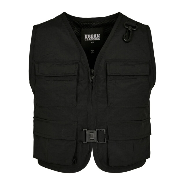 Urban Classics Dames kort tactisch vest UTTN575_black large