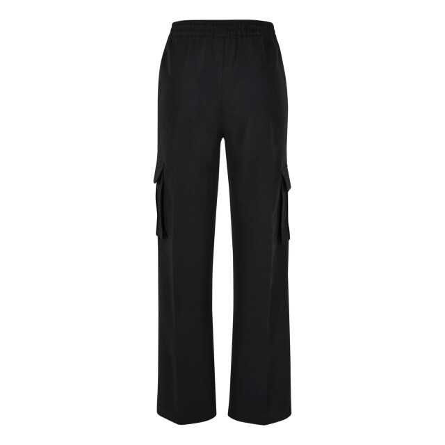 Urban Classics Dames viscose rechte pijp cargo broek UTTN333_black large