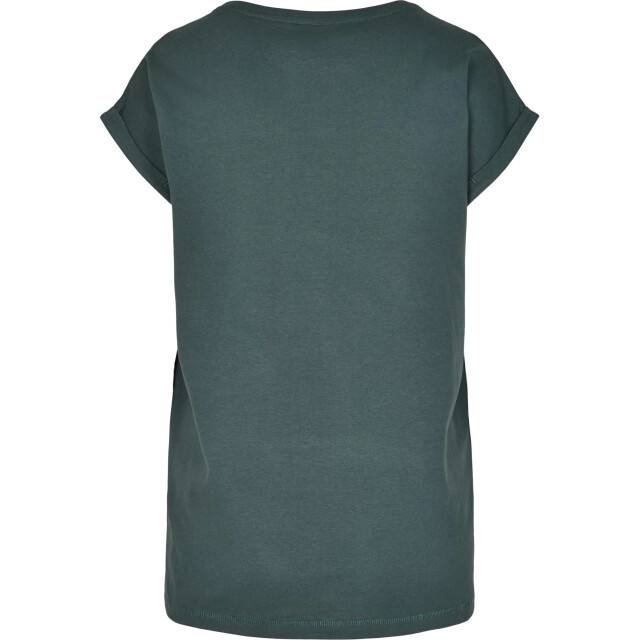 Urban Classics Dames verlengd schouder t-shirt UTTN574_bottlegreen large