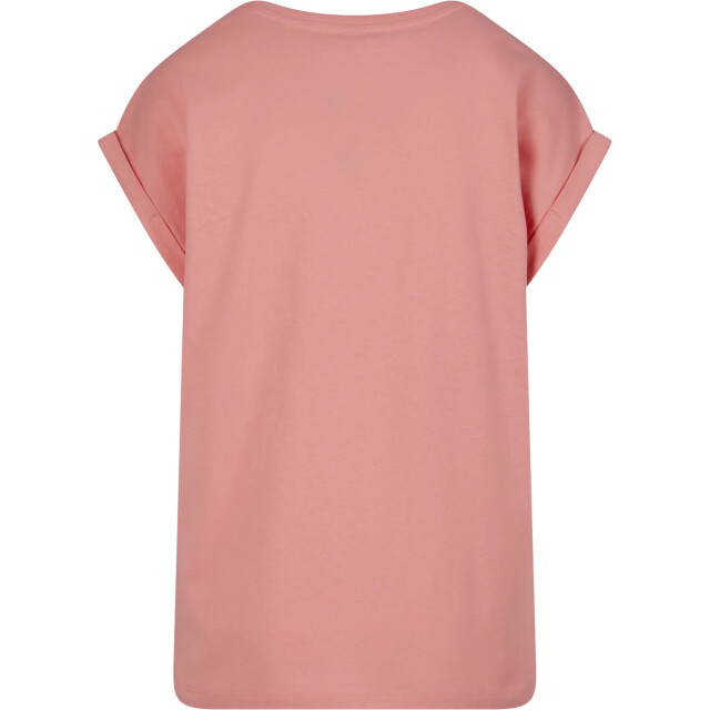 Urban Classics Dames verlengd schouder t-shirt UTTN574_pinklemonade large