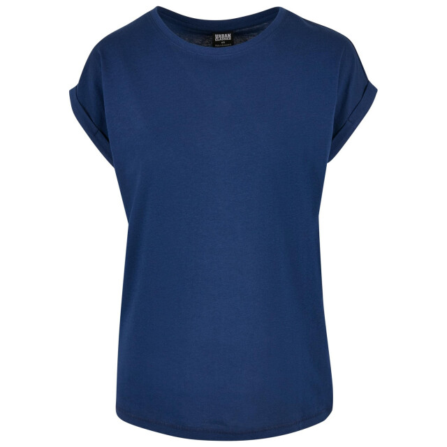 Urban Classics Dames verlengd schouder t-shirt UTTN574_spaceblue large