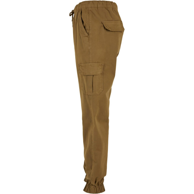 Urban Classics Dames cargo pocket hoge taille joggingbroek UTTN571_summerolive large