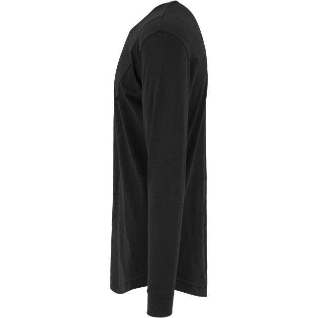 Urban Classics Heren fashion gevormd t-shirt met lange mouwen UTTN573_black large