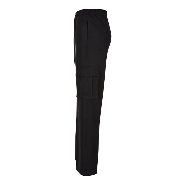 Urban Classics Dames viscose rechte pijp cargo broek UTTN333_black large
