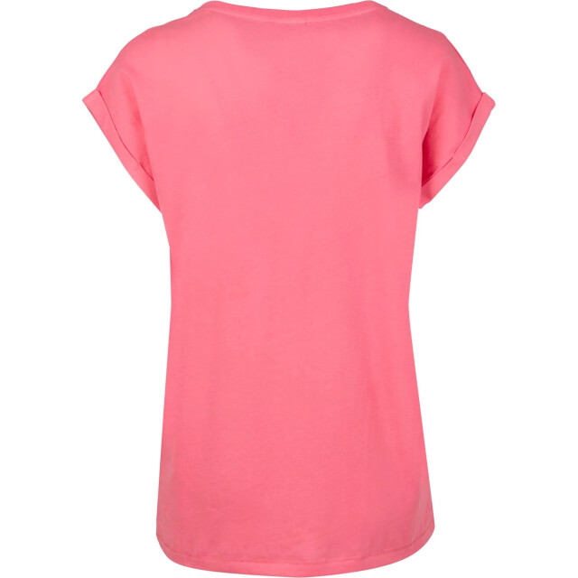 Urban Classics Dames verlengd schouder t-shirt UTTN574_pinkgrapefruit large