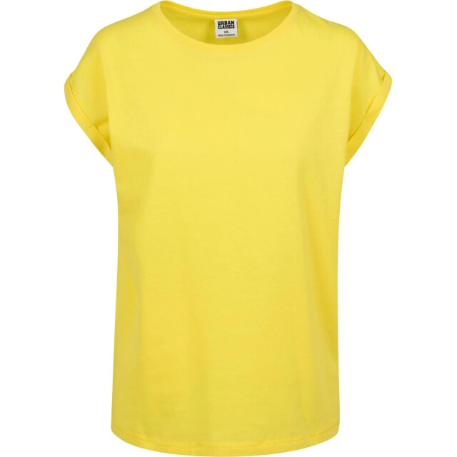Urban Classics Dames verlengd schouder t-shirt UTTN574_brightyellow large