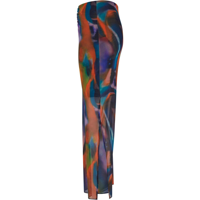 Urban Classics Dames all-over geprinte kokerrok van mesh UTTN564_multicoloured large