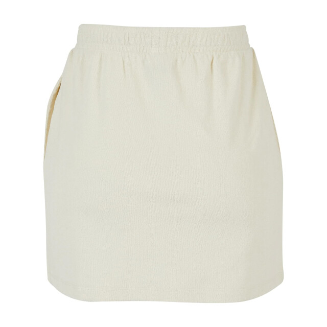 Urban Classics Dames badstof minirok UTTN318_palewhite large