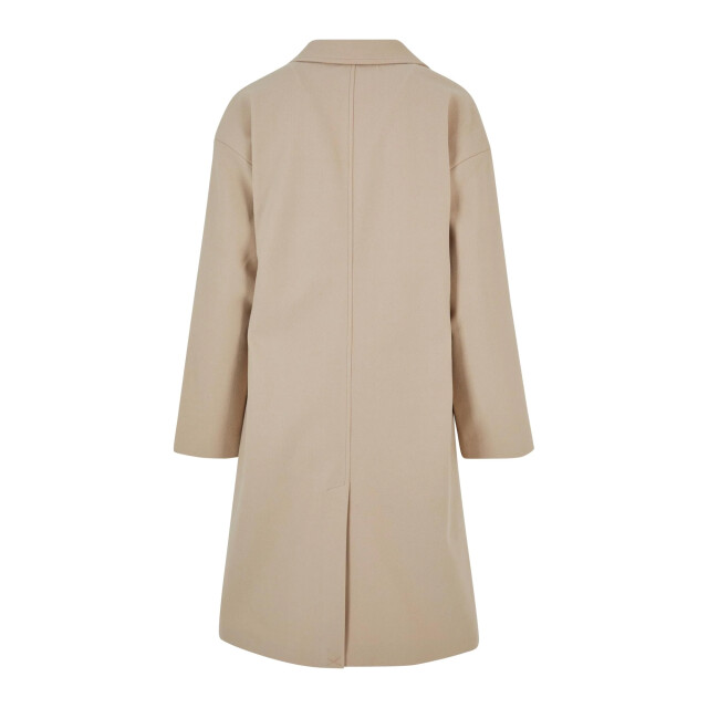 Urban Classics Dames/vrouwen lange lengte oversized jas UTTN322_wetsand large