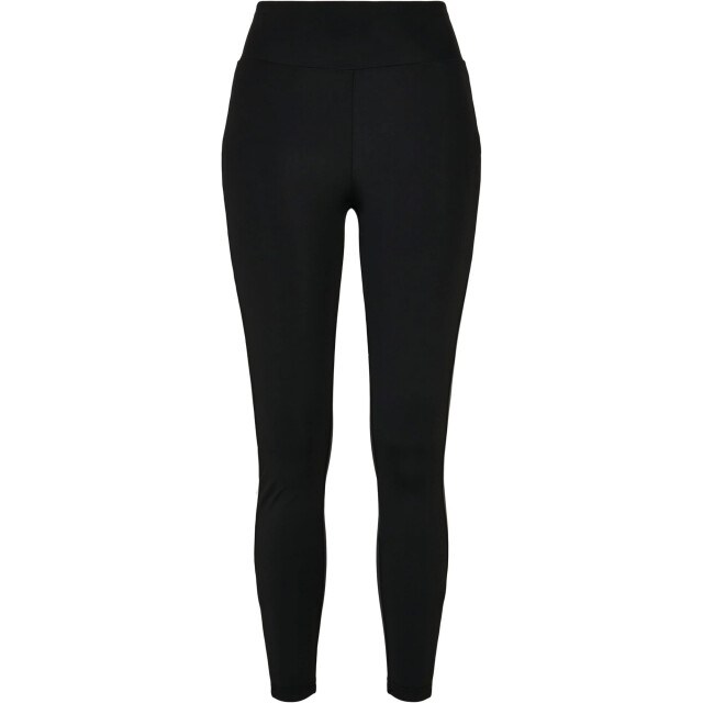 Urban Classics Dames glimmende streep legging hoge taille UTTN568_blackblack large
