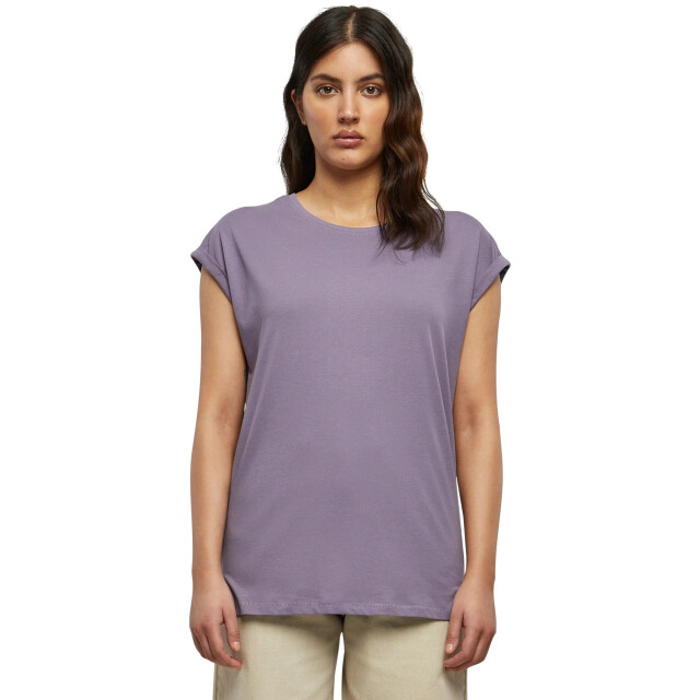 Urban Classics Dames verlengd schouder t-shirt UTTN574_dustypurple large
