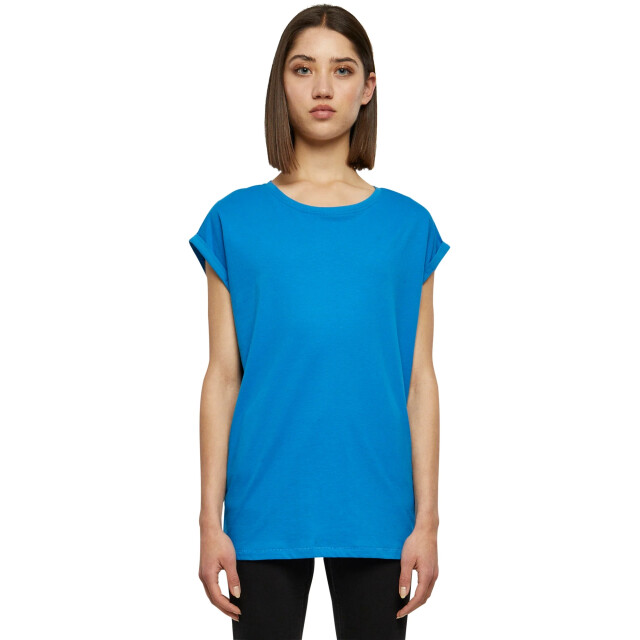 Urban Classics Dames verlengd schouder t-shirt UTTN574_hawaiianblue large