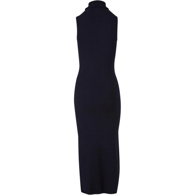 Urban Classics Dames gebreide eco viscose schildpadhals maxi dress UTTN309_black large