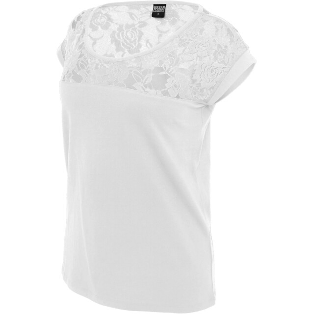 Urban Classics Dames veters top UTTN312_white large