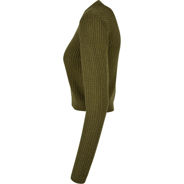 Urban Classics Dames wafel korte trui UTTN551_summerolive large