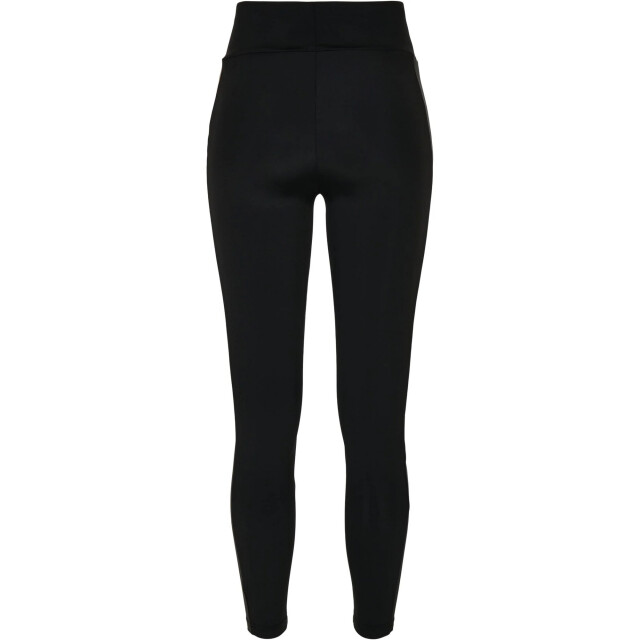 Urban Classics Dames glimmende streep legging hoge taille UTTN568_blackblack large