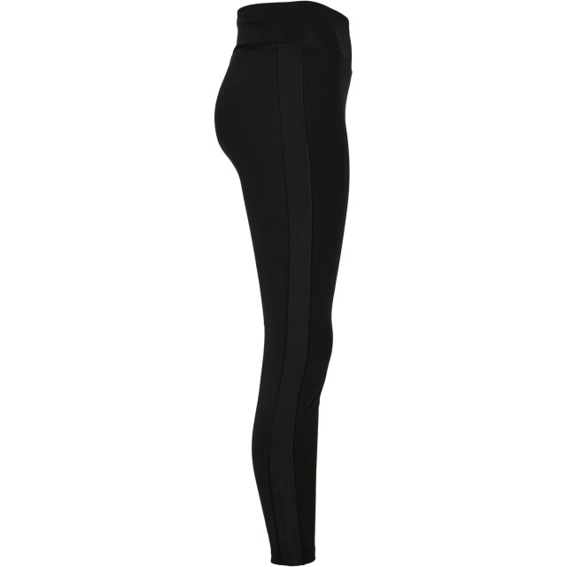 Urban Classics Dames glimmende streep legging hoge taille UTTN568_blackblack large
