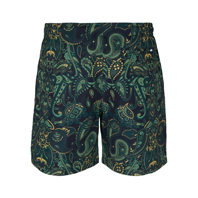 Urban Classics Heren paisley zwemshort UTTN304_greenblack large