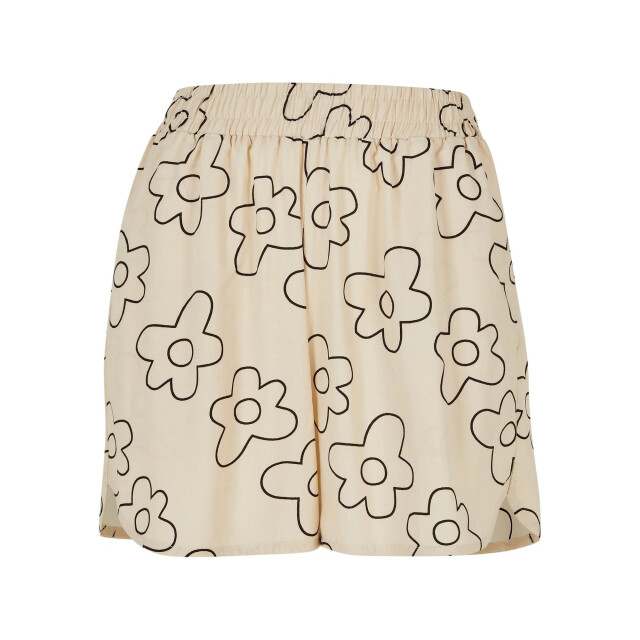 Urban Classics Dames viscose all-over print resort shorts UTTN538_softseagrass large