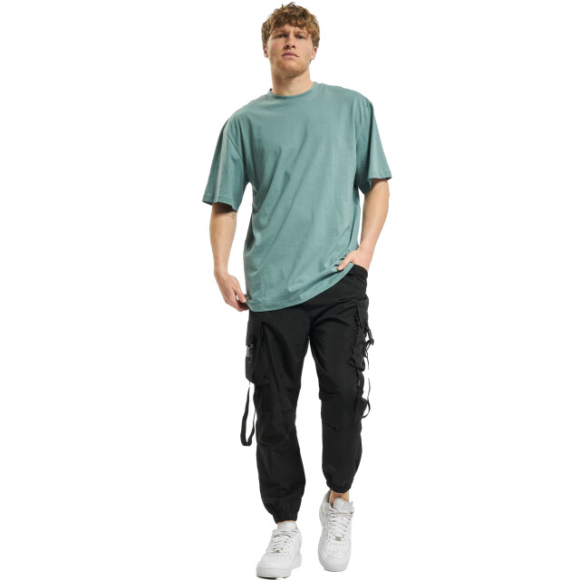 Urban Classics Heren effen tall t-shirt UTTN535_dustyblue large