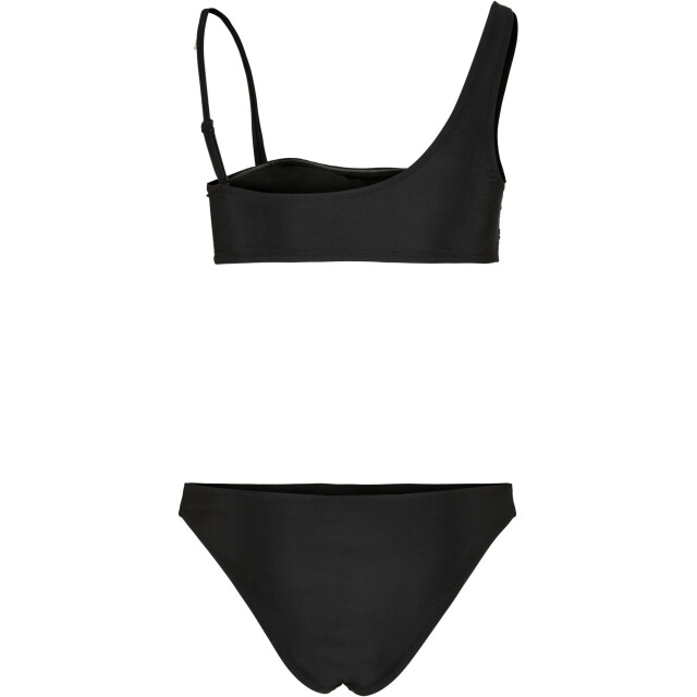 Urban Classics Dames gerecyclede asymmetrische bikiniset UTTN290_black large
